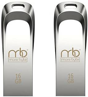 MOREBYTE MBFD1015PCOF2 16 GB Pen Drive Compatible with Desktop Computer, Laptop, Television, Audio Player, Gaming Console USB 2.0 Metal Case
