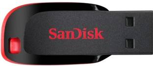 SanDisk Cruze Blade 64 GB 64 GB Pen Drive Compatible with Desktop Computer, Laptop, Television USB 2.0 Plastic Case