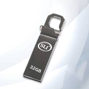 Studio Line India USB 2.0 32 GB Pen Drive Compatible with Desktop Computer, Laptop, Television, Tablet USB 2.0 Metal Case