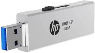 HP 818W 32 GB Pen Drive Compatible with Laptop, Desktop Computer, Gaming Console, Audio Player, Netbook, Television USB 3.2 Metal Case