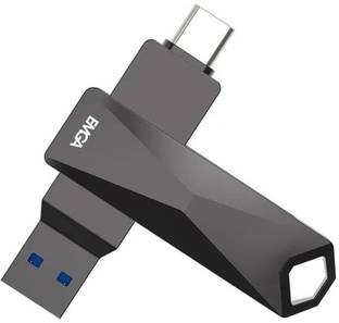 EMGA Delivering Innovation Dual Drive PRO Series Ultra Fast OTG USB 3.2 Gen2 Type A & C -64gb 64 GB Pen Drive Compatible with Laptop, Mobile, Desktop Computer, Television USB 3.2 Metal Case