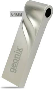 GEONIX GXPDU64GB 64 GB Pen Drive Compatible with Laptop USB 3.2 Metal Case