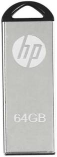 HP V220m 64 GB Pen Drive Compatible with Audio Player, Desktop Computer, Gaming Console, Laptop, Mobile, Netbook, Tablet, Television USB 2.0 Metal Case