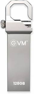 EVM ENSTORE 128GB 2.0 PENDRIVE 128 GB Pen Drive Compatible with Audio Player, Desktop Computer, Laptop, Mobile, Television, Tablet USB 2.0 Metal Case