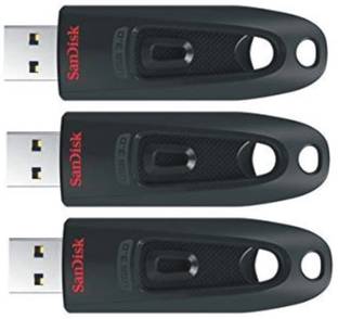 SanDisk ULTRA USB 3.0 FLASH DRIVE 32 GB Pen Drive Compatible with Laptop, Audio Player, Desktop Computer USB 3.0 Plastic Case