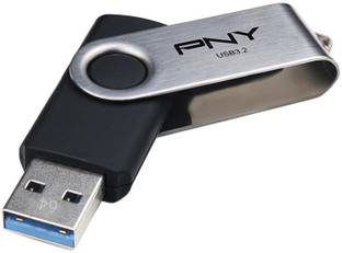 PNY USB3.2 Turbo Attache R 64 GB Pen Drive Compatible with Laptop, Netbook, Desktop Computer USB 3.2 Plastic Case