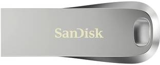 SanDisk Ultra Luxe 128 GB Pen Drive Compatible with Desktop Computer, Laptop, Netbook, Tablet, Television USB 3.1 Metal Case