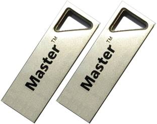 Master USB 2.0 32GB (2Pc) 32 GB Pen Drive Compatible with Audio Player, Desktop Computer, Gaming Console, Laptop, Mobile, Netbook, Tablet, Television USB 2.0 Metal Case