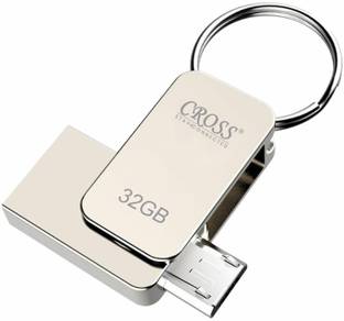 CROSS CR V8 OTG PENDRIVE 32GB 32 GB Pen Drive Compatible with Audio Player, Desktop Computer, Gaming Console, Laptop, Mobile, Tablet, Television USB 3.0 Metal Case