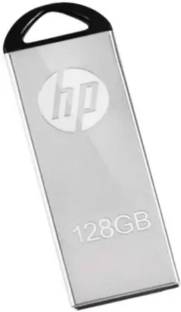 HP 128 GB Pendrive High Speed 2.0/3.0 Go USB 128 GB OTG Drive 128 GB Pen Drive Compatible with Laptop, Mobile, Tablet, Desktop Computer, Gaming Console, Audio Player, Television, Netbook USB 2.0, USB 3.0 Metal Case