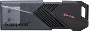KINGSTON DataTraveler Exodia Onyx USB 3.2 Flash Drive 64 GB Pen Drive Compatible with Audio Player, Laptop, Mobile, Tablet, Television USB 3.2 Plastic Case