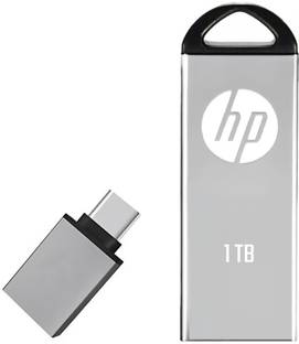 HP DS V220 1 TB Pen Drive Compatible with Laptop, Gaming Console, Audio Player, Tablet, Mobile USB 3.0 Metal Case