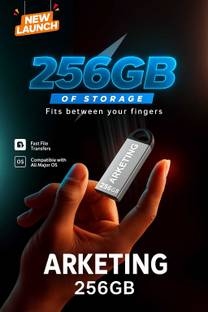 ARKETING N5 256 256 GB Pen Drive Compatible with Desktop Computer, Laptop, Netbook, Television, Tablet USB 3.0 Metal Case