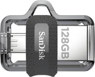 SanDisk Ultra Dual SDDD3-064G-I35 128 OTG Drive Compatible with Laptop, Tablet, Mobile, Gaming Console USB 3.0 Plastic Case