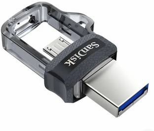 SanDisk Black Ultra Dual Drive USB3 0/Micro USB Connector OTG Enabled Android 32 GB OTG Drive Compatible with Desktop Computer, Laptop, Mobile, Audio Player, Television USB 3.0 Metal Case