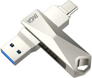 EMGA Delivering Innovation EMGA OTG 64G-UC 64 GB OTG Drive Compatible with Audio Player, Desktop Computer, Gaming Console, Laptop, Mobile, Netbook, Tablet, Television USB 3.2 Metal Case