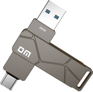 DM PD198 256GB USB 3.2 Gen1 Type C Metal Premium Pendrive for PC, Laptop, Netbook, 256 GB OTG Drive Compatible with Audio Player, Desktop Computer, Gaming Console, Laptop, Mobile, Netbook, Tablet, Television USB 3.2 Metal Case