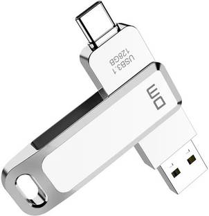 DM PD168 128GB USB 3.1 Type C High-Speed Metal Pendrive for PC, Laptop, Mac Book to 128 GB OTG Drive Compatible with Tablet, Desktop Computer, Tablet, Netbook, Mobile, Audio Player, Television USB 3.1 Metal Case