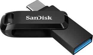 SanDisk SDDDC3-064G-I35 64 GB OTG Drive Compatible with Desktop Computer, Laptop, Mobile USB 3.2 Plastic Case
