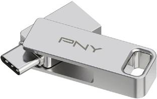 PNY Duo Link Type C 32 GB OTG Drive Compatible with Mobile USB 3.2 Metal Case