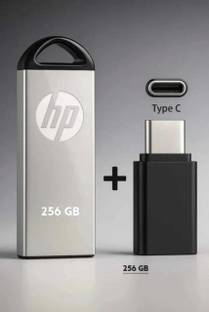 HP 220 256 GB OTG Drive Compatible with Laptop USB 2.0 Metal Case