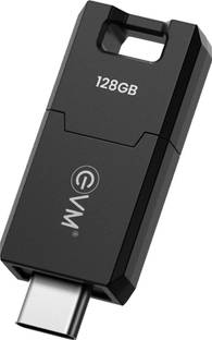 EVM ENC/128G 128 GB OTG Drive Compatible with Mobile, Laptop, Television, Tablet USB 3.2 Plastic Case
