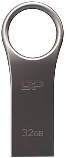 Silicon Power Jewel J80 32 GB Pen Drive Compatible with Desktop Computer, Laptop USB 3.2 Metal Case