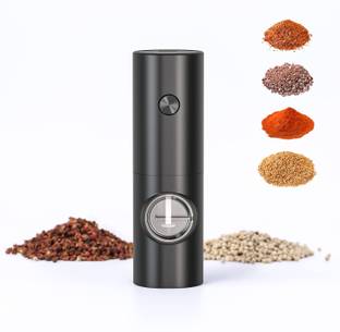KYKHT Electric Salt & Pepper Grinder, Automatic Pepper Mill Plastic Electric Mill