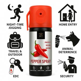 SAPI'S Self Defence Pepper Spray for Woman Safety - 55 ML Pepper Fogger Spray