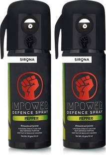 IMPOWER Most Powerful Pepper Spray for Woman Safety - 110 ml Pepper Foam Spray