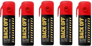 ANISAM Back Off Pepper Spray Red Pack of 5 x 55ml Pepper Stream Spray