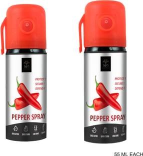 SAPI'S Powerful Red Chilli Pepper Spray Self Defence for Women 55 ml, 15 ft, 50 Shot Pepper Fogger Spray