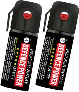 N2B Defence Power Women Self Defence Pepper Spray for Safety/Protection Pack of 2 Pepper Stream Spray