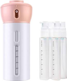 OFFER WORLD 4 in 1 Travel Dispenser Bottle Set Travel Refillable Cosmetic Containers