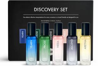 Ajmal Discovery Set of 5 Eau De Parfum 20ml each of Yearn, Prose, Ascend, Neea and Aretha. Eau de Parfum  -  100 ml
