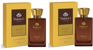 Yardley London Gold- Daily Wear Perfume 50ml Each,pack of 2. Eau de Parfum  -  100 ml