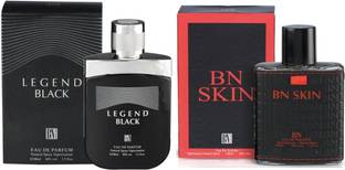 BN PARFUMS LEGEND BLACK & BN SKIN Perfume (pack of 2) Eau de Toilette  -  200 ml