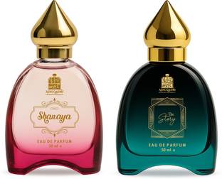 Adilqadri Shanaya,The Story Perfume Long Lasting Scent Pack of 2-50ML Each Eau de Parfum  -  100 ml