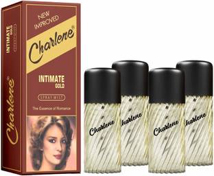 Charlene Spray Mist Intimate Gold 4pcs (30ml each) Perfume  -  120 ml