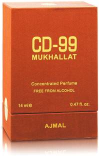 Ajmal CD99 Mukhallat Attar|Floral & Spicy Fragrance|Non-Alcoholic|Long Lasting Perfume  -  14 ml