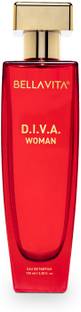 BELLAVITA D.I.V.A WOMEN Perfume with Bergamot, Black currant & Orris Notes|Long Lasting| Eau de Parfum  -  100 ml