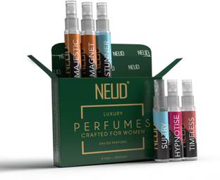 NEUD Luxury Perfumes for Women - 1 Pack (6 Vials x 10ml Each) Eau de Parfum  -  60 ml