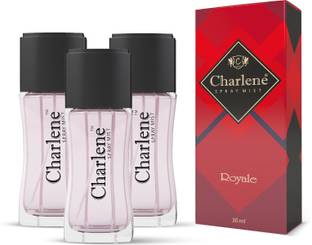 Charlene Spray Mist Royale 3pcs (30ml each) Perfume  -  90 ml