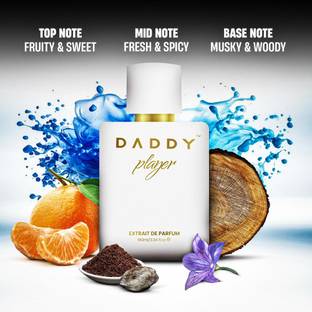 DADDY Player Perfume For Men Long Lasting Fragrance Spray Extrait De Parfum  -  100 ml