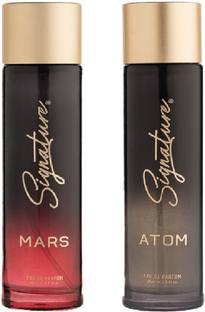 SIGNATURE Mars & Atom Long Lasting Fragrance - Occasional & Casual (60ML Each, Pack Of 2) Eau de Parfum  -  120 ml