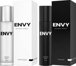 Envy Natural Spray Gift Pack 60 Ml each Perfume  -  120 ml