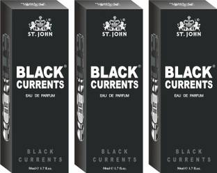 ST-JOHN Black Current 50ml Pack of 3 Body Perfume Spray Gift Pack Eau de Parfum  -  150 ml