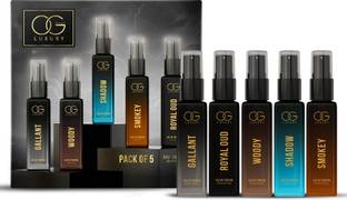 OG BEAUTY Luxury Perfume Gift Set for Men | 5 Eau De Parfum Scents | Long-Lasting Eau de Parfum  -  40 ml
