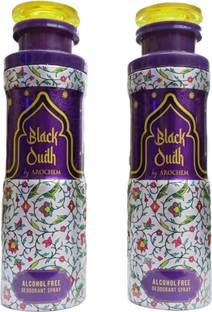 AROCHEM BLACK OUDH 200ML DEODRANT COMBO OF 2 (200ML+200ML) Deodorant Spray  -  For Men & Women