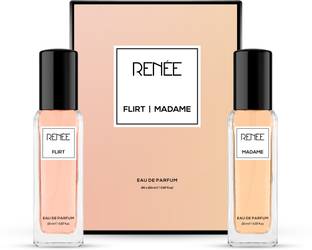 Renee Flirt & Madame Perfume - Pack Of 2 - 20ml Each - Premium, Long-lasting Fragrance Eau de Parfum  -  40 ml